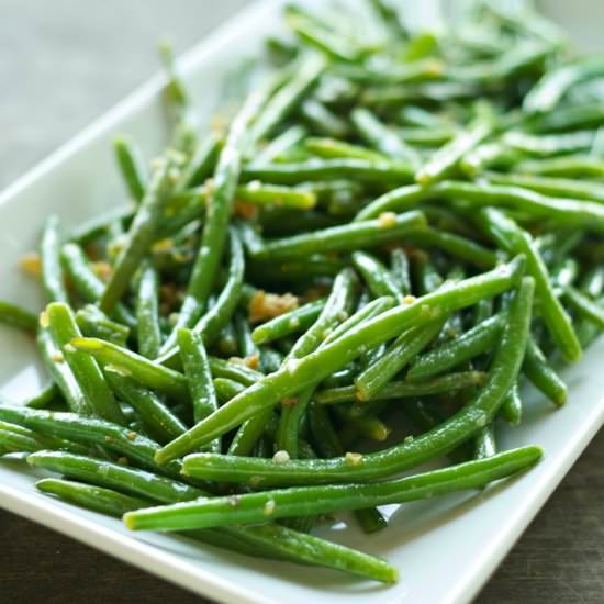 Crispy Garlic Onion Green Beans