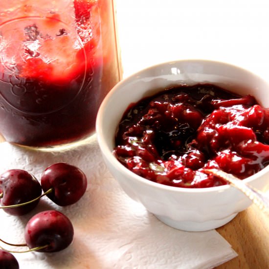 Homemade Cherry BBQ Sauce