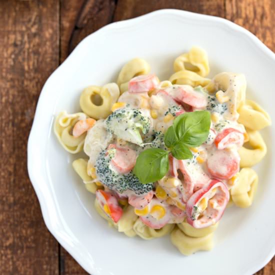 Creamy Farmer’s Market Tortellini