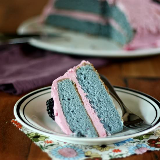 Blackberry cake