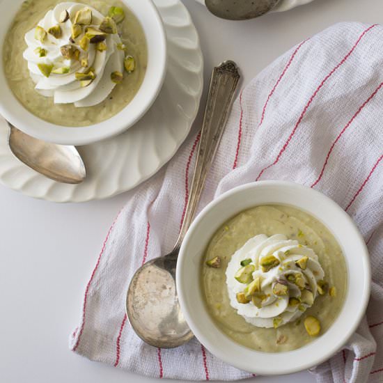Homemade Pistachio Pudding