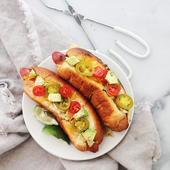 Nacho Hot Dogs
