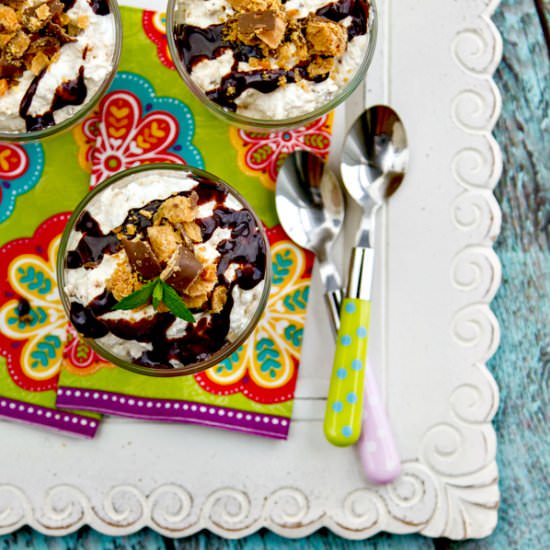 Butterfinger Pie Parfaits