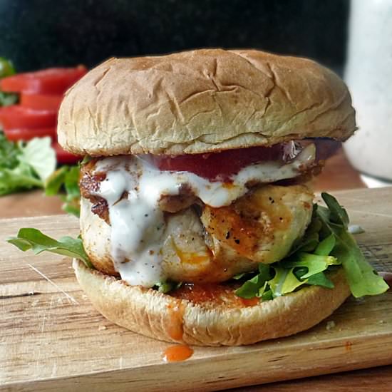 Grilled Buffalo Chicken Sandwich