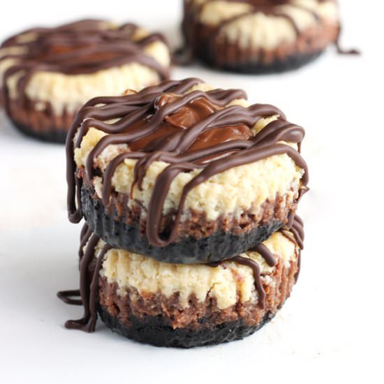 Nutella Iced Coffee Mini Cheesecake