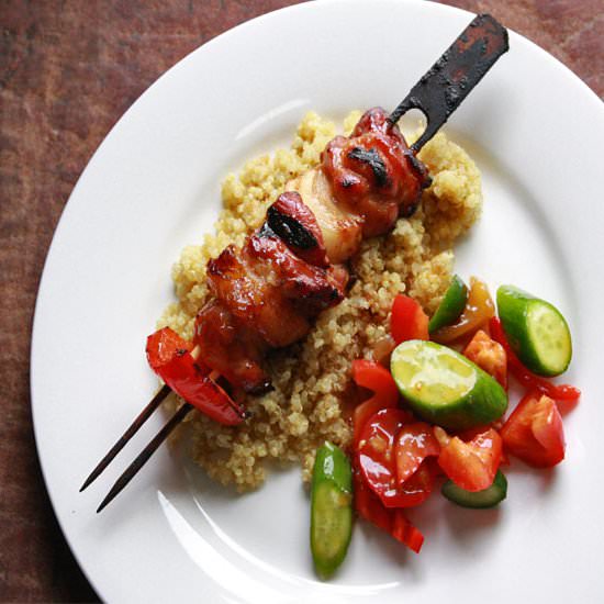 General Tso’s Skewers