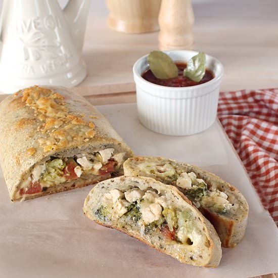 Stromboli with Chicken