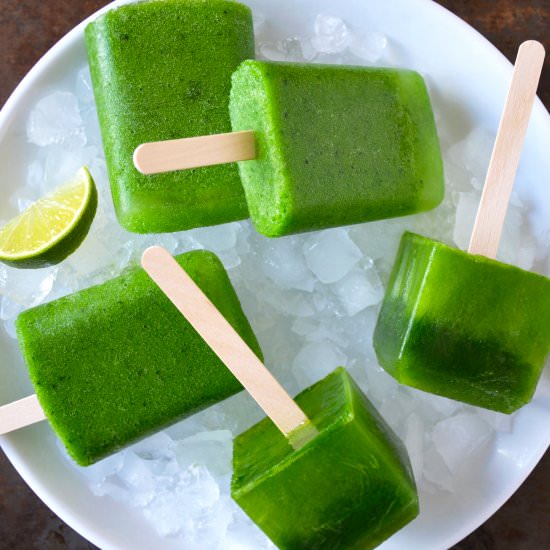 Green Juice Popsicles