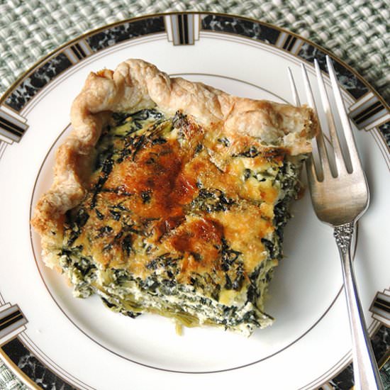 Mom’s Spinach-Ricotta Pie