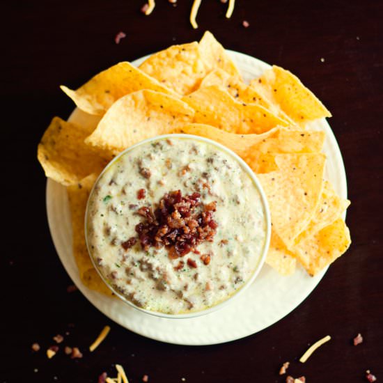 Cowboy Bacon Burger Dip
