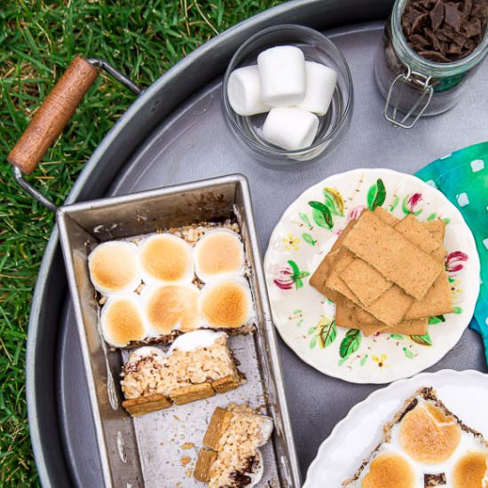 S’mores Rice Crispy Treats