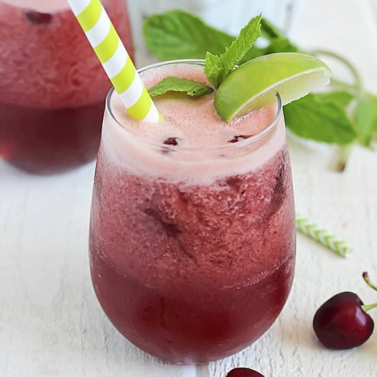 Cherry Mint Limeade Soda