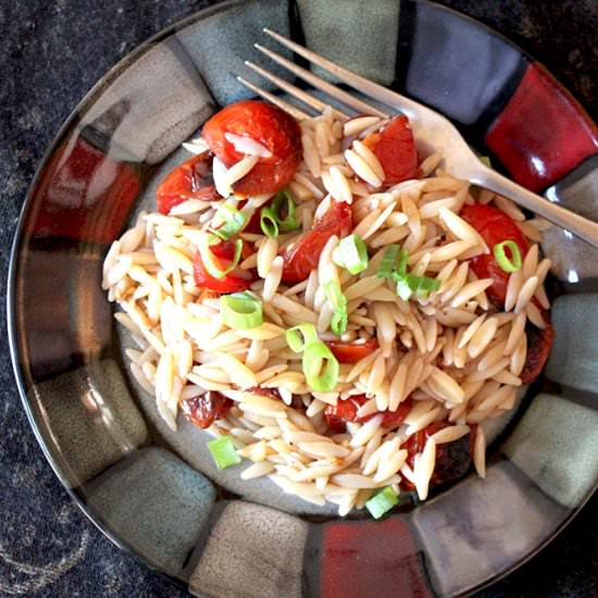 Roasted Tomato and Orzo Salad