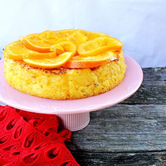 Rice pudding cake