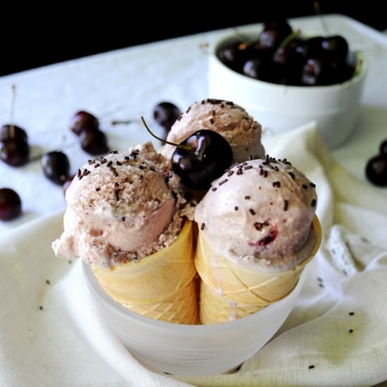 Cherry Vanilla Ice Cream