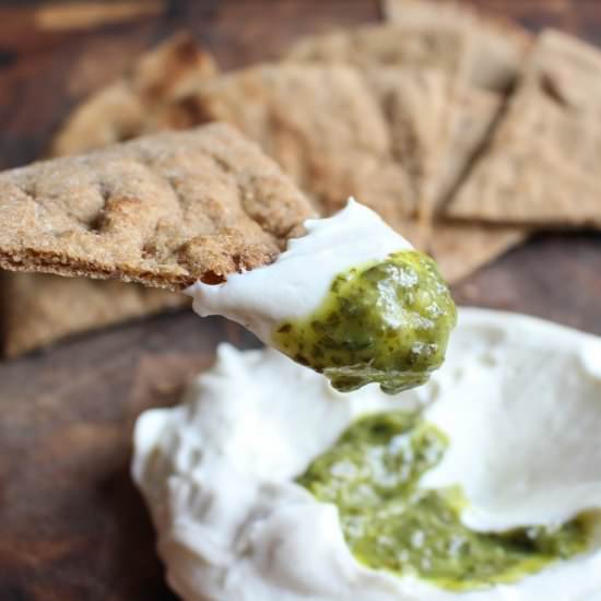 Whipped Ricotta and Pesto