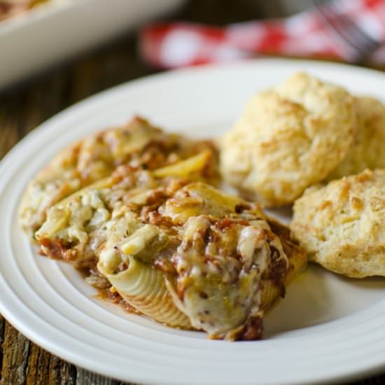 Veggie & 3 Cheese Stuffed Shells