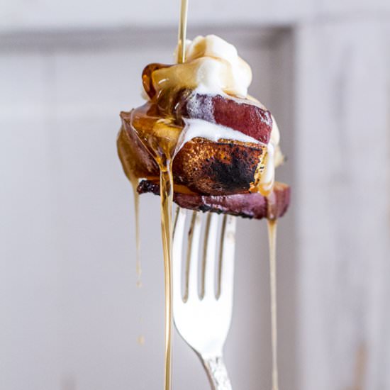 Peaches and Cream French Toast