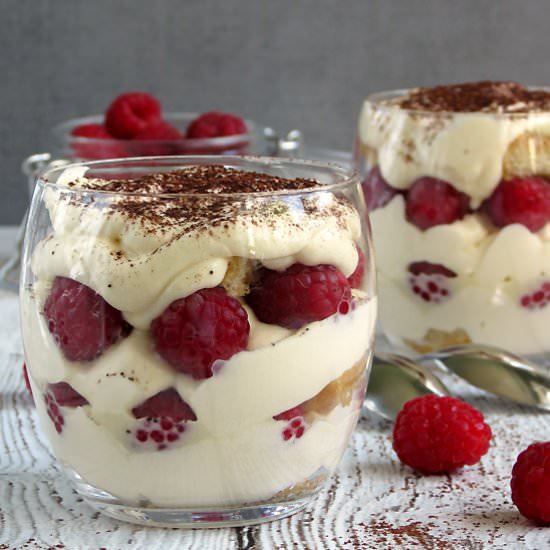 Raspberry Tiramisu
