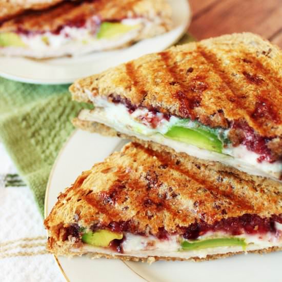 Turkey jam paninis
