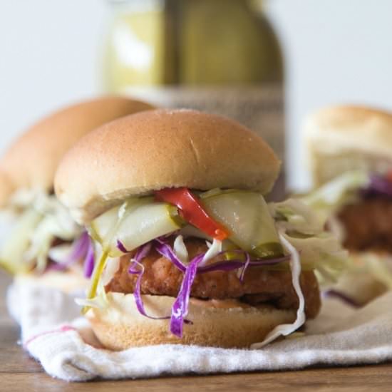Fried Chicken Sliders