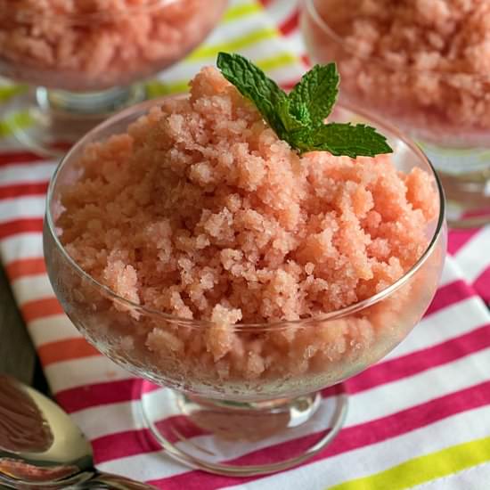 Creamy Melon Granita