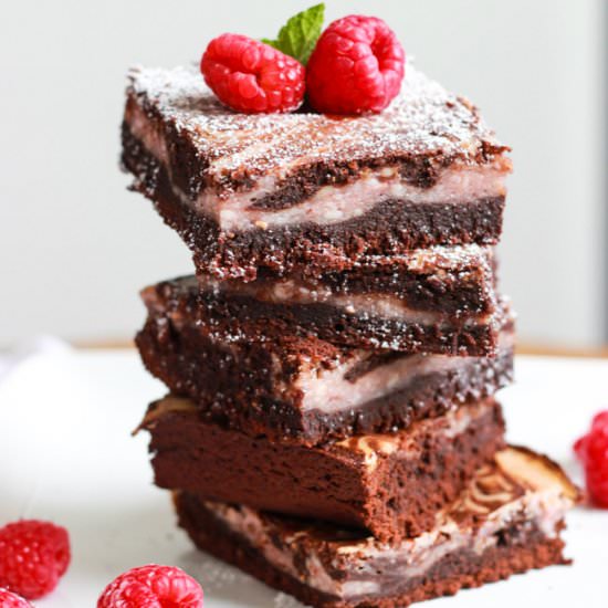 Raspberry Cheesecake Brownies