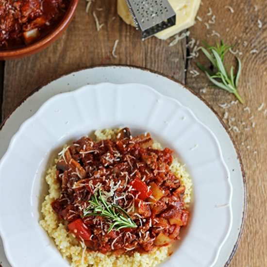 Millet bolognese