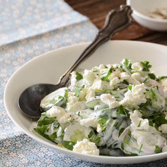 Creamy Cucumber Salad