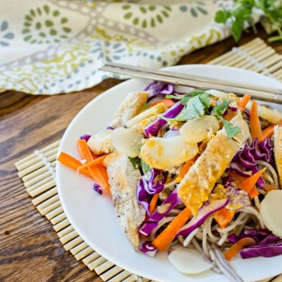 Soba with Creamy Tangerine Dressing