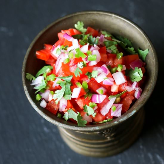 Quick Mexican Tomato Salsa