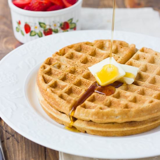 Buckwheat Blender Waffles