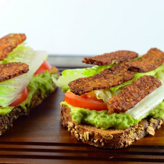 Vegan Avocado BLT Toast