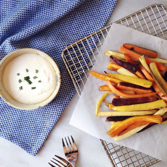 Carrot and Parsnip and Carrot Fries