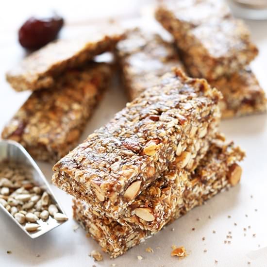Super Seedy Granola Bars