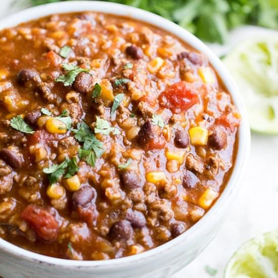 Slow Cooker Tex Mex Soup