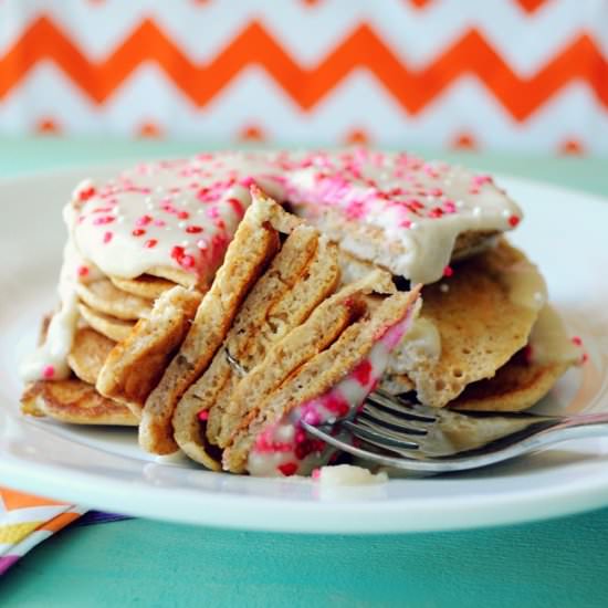Healthy Birthday Pancakes