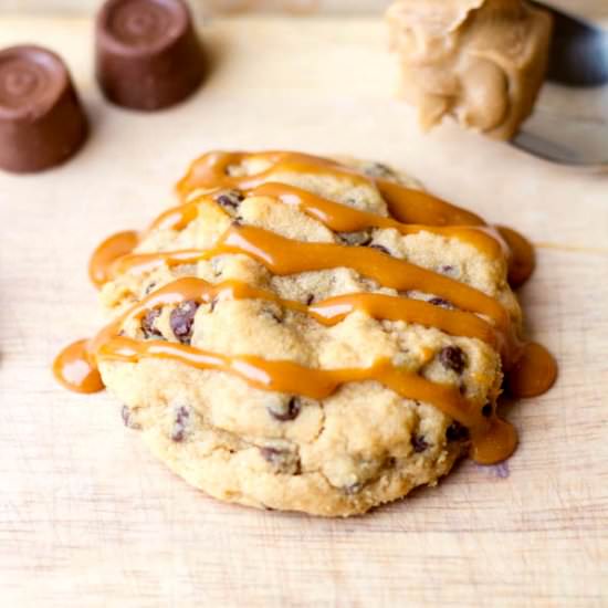 Caramel and Peanut Butter Cookies