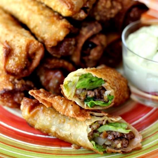 Taco Egg Rolls