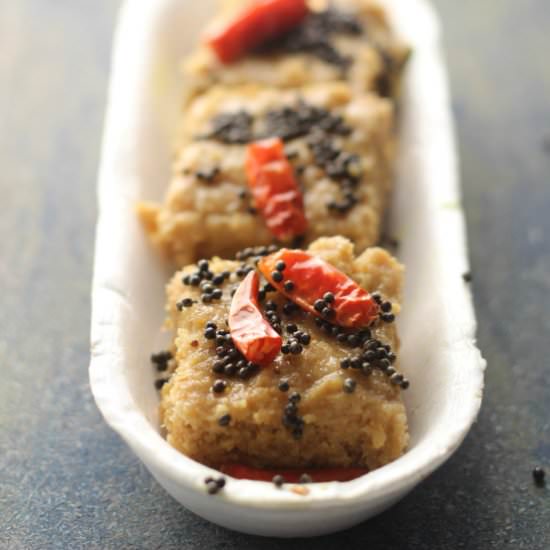 Quinoa And Oats Steamed Cake