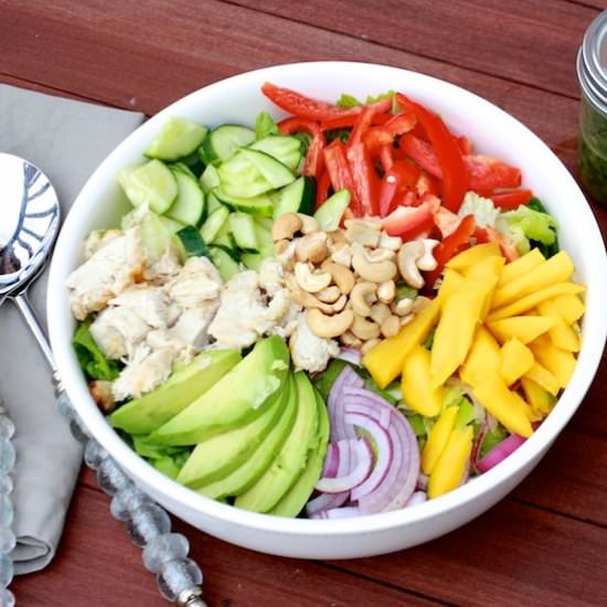 Chopped Mango Chicken Salad