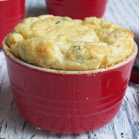 Zesty Crab Soufflé