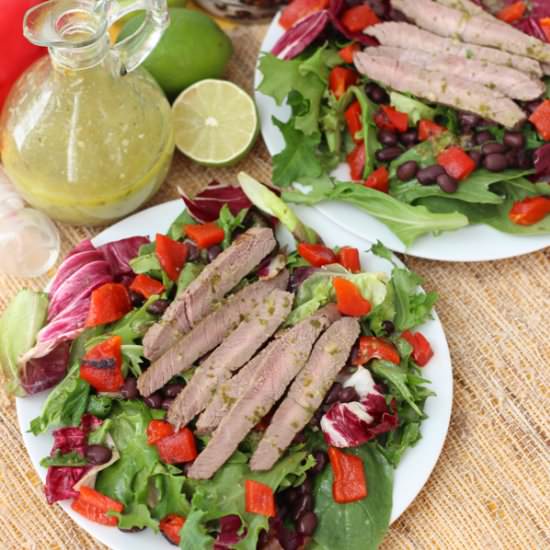 Cilantro Lime Steak Salad