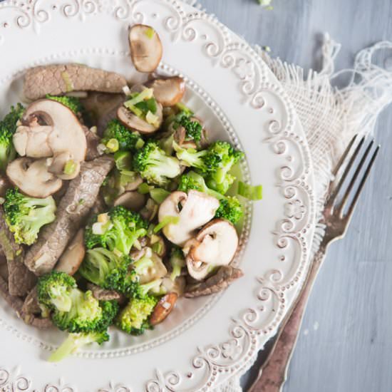 Beef and Broccoli Dish