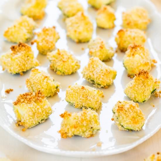 Tater-Less Parmesan Zucchini Tots