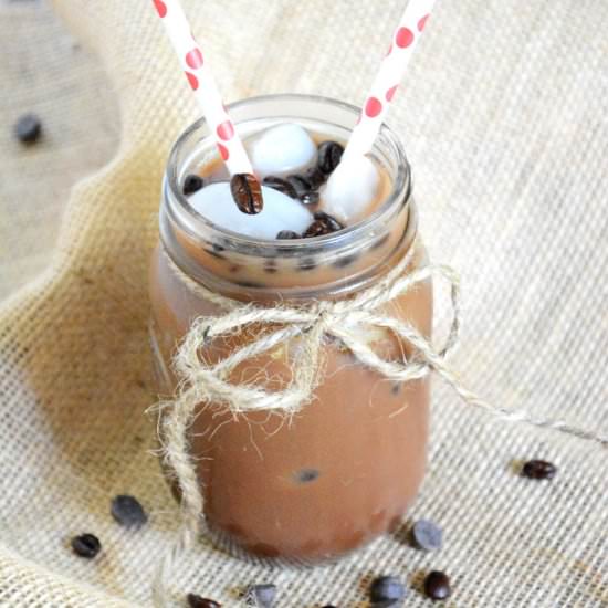 Salted Chocolate Iced Coffee