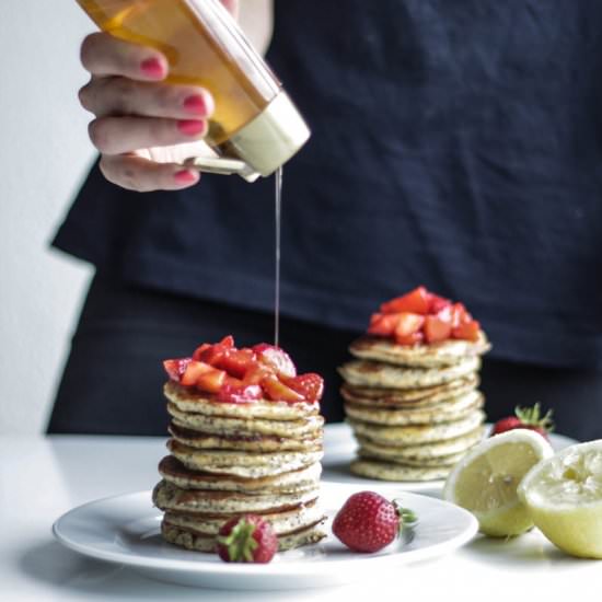 Lemon Poppy Seed Pancakes