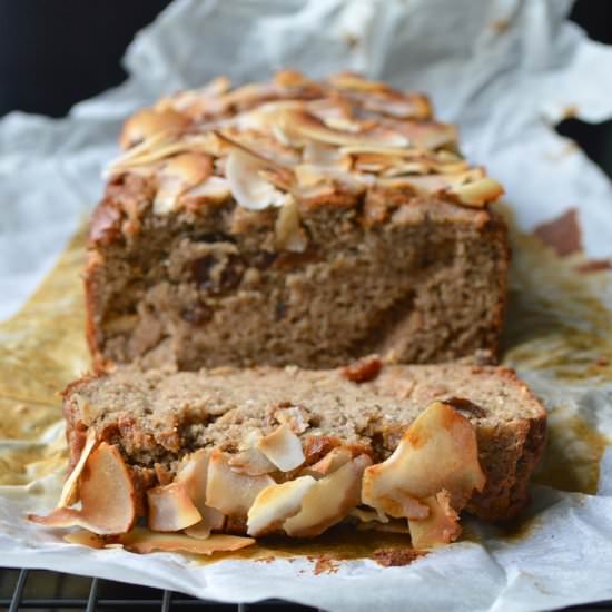 Coconut + Cinnamon Raisin Bread