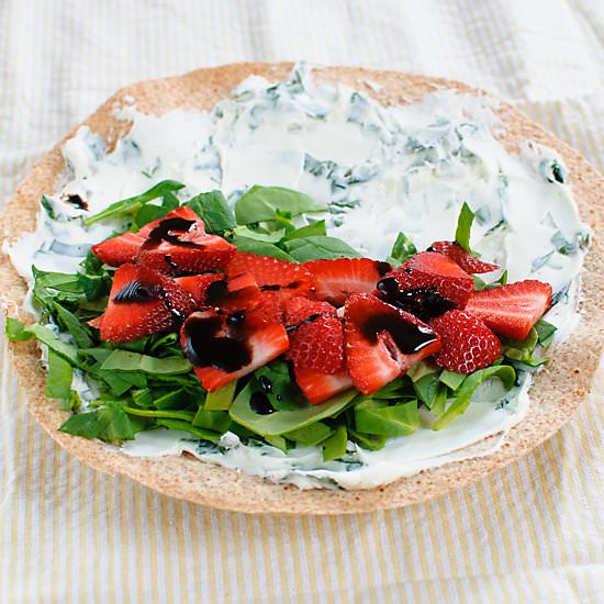 Strawberry Spinach Quesadillas