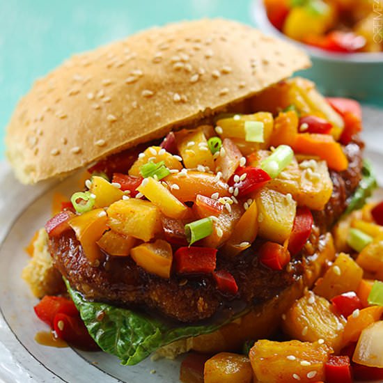 Aloha Chicken Sandwiches